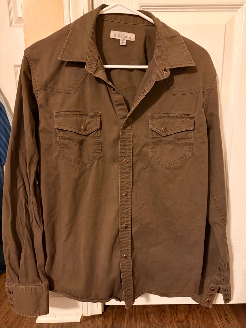 Men’s Blue Ranchwear Button Up Shirt